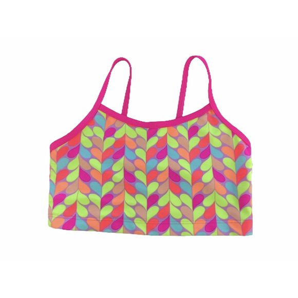 OshKosh B-Gosh Size Girls Crop Top Bikini Swim 8